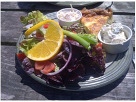 camino devon uk food Wabasso Beach Cafe Combe Martin