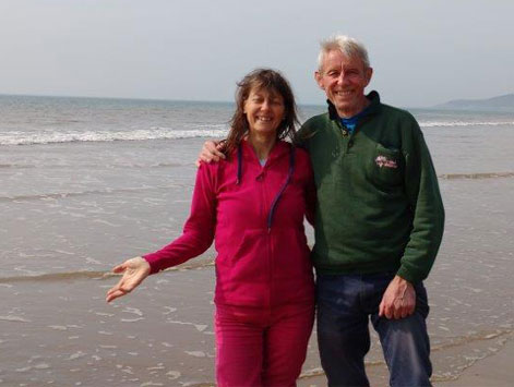 Katherine and Stewart at Camino Devon UK