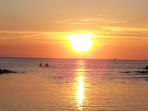 sunset devon